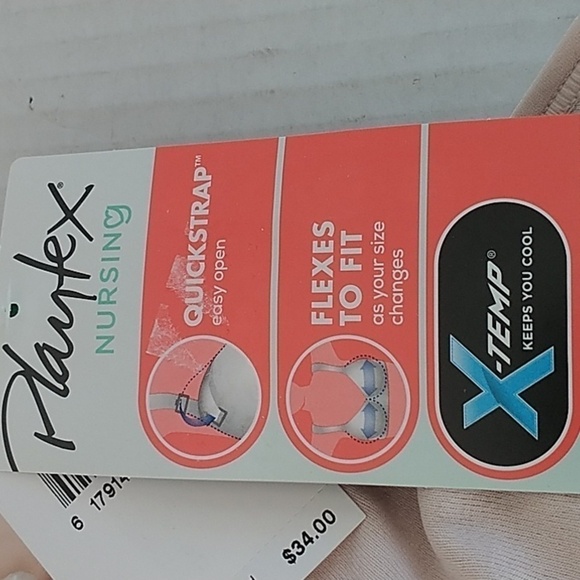 Playtex Nursing Bra Seamless Wireless Quick strap Bra L - Picture 6 of 13